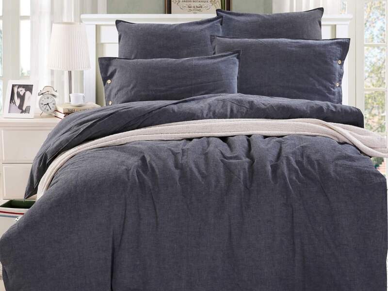 Grey Chambray Bedding by Daniadown