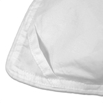 Down duvet ties on all corners