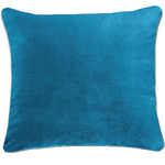Langtry Peacock Blue Cushion by Alamode Home