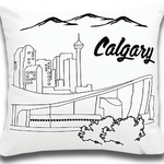 Calgary Postcard Cushions by Alamode Home