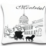 Montreal Postcard Cushions by Alamode Home